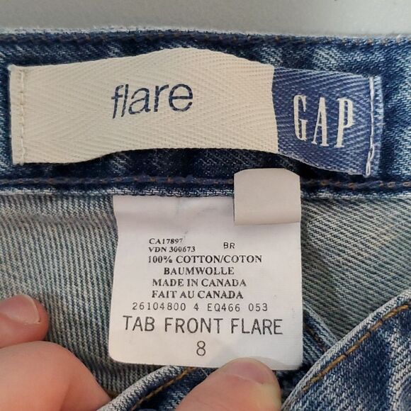 GAP size 8 flared boot cut jeans - Picture 6 of 6